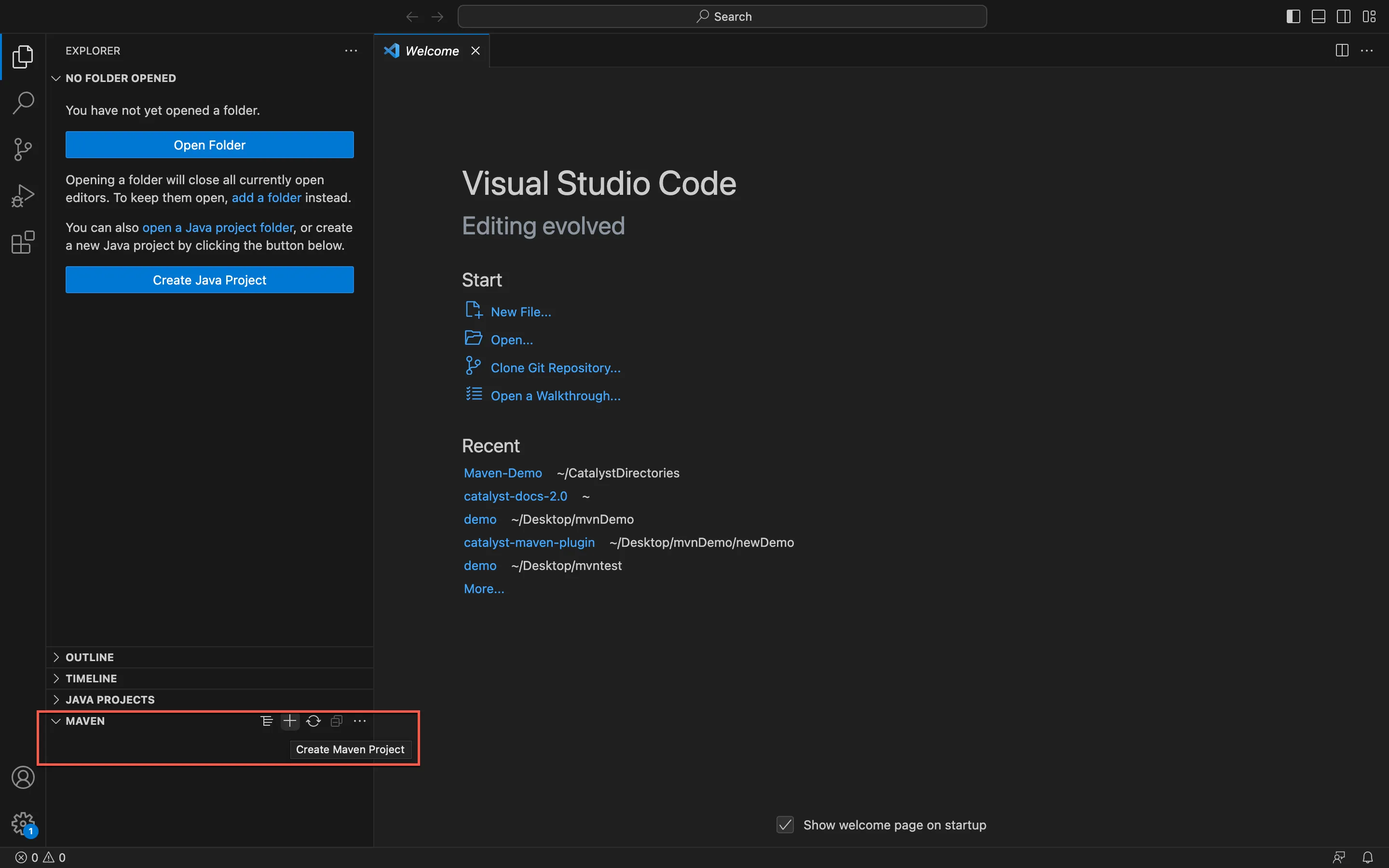 maven-create-project