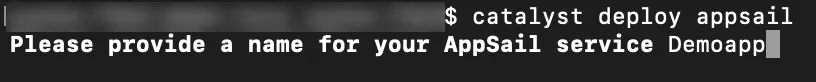 Deploy AppSail