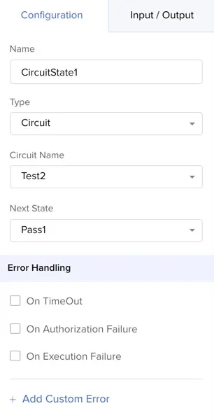 Circuits- Estado de circuito