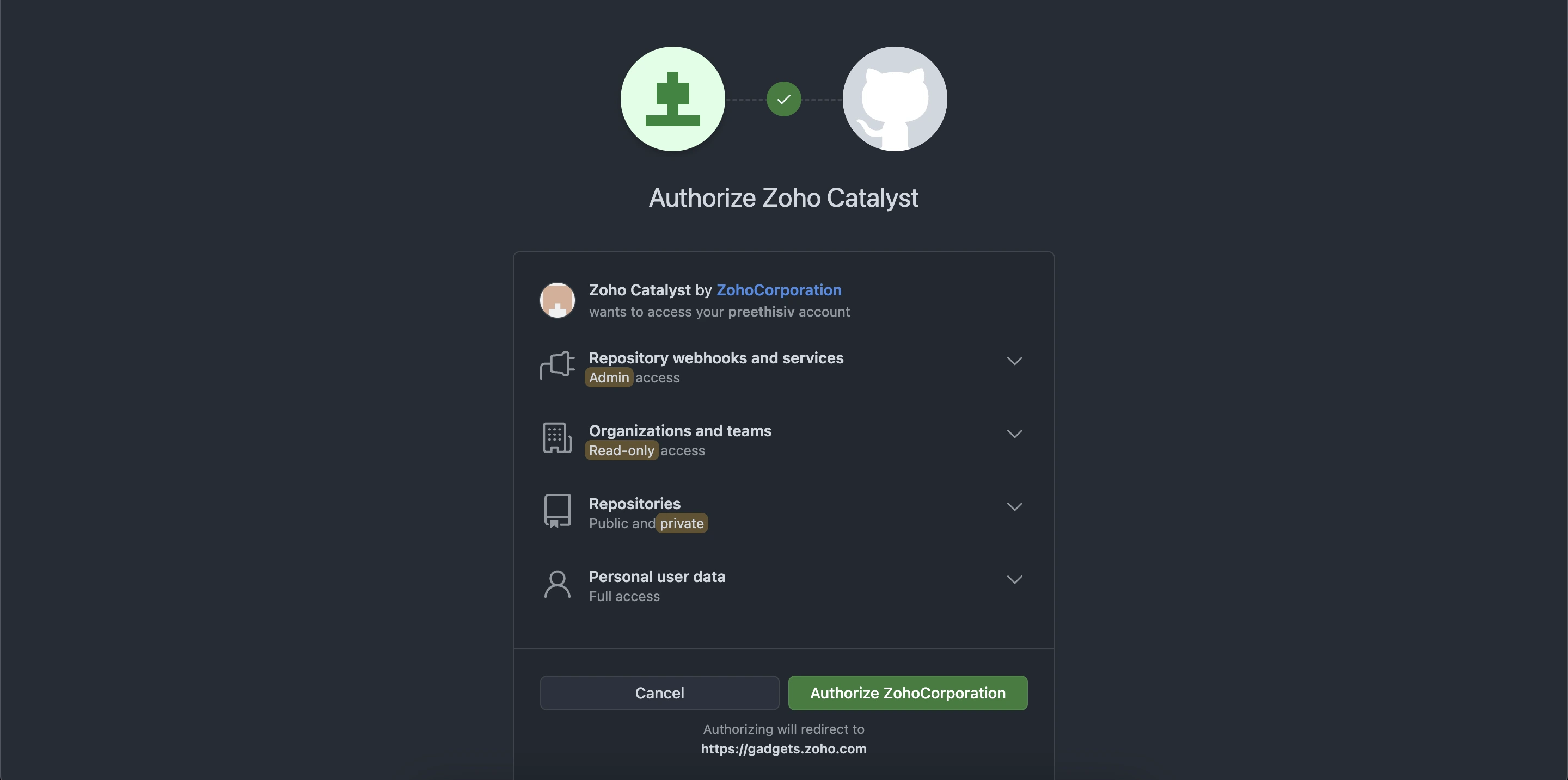 authorize-github