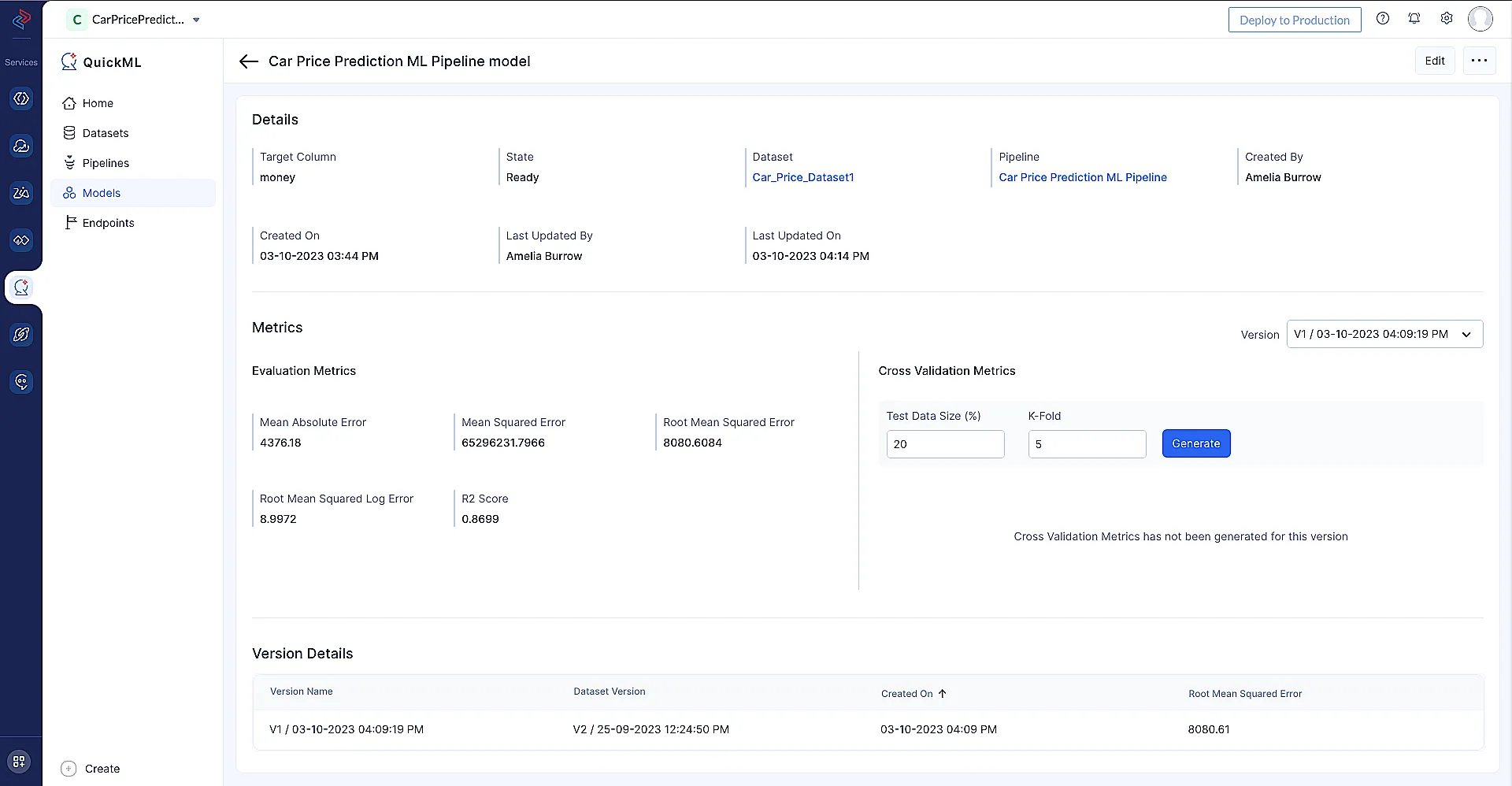 Create ML Pipeline 6