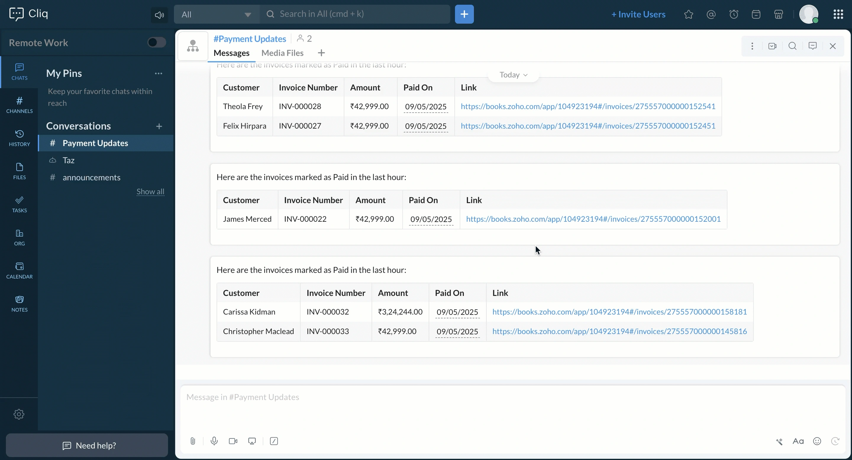 Invoice Notifier
