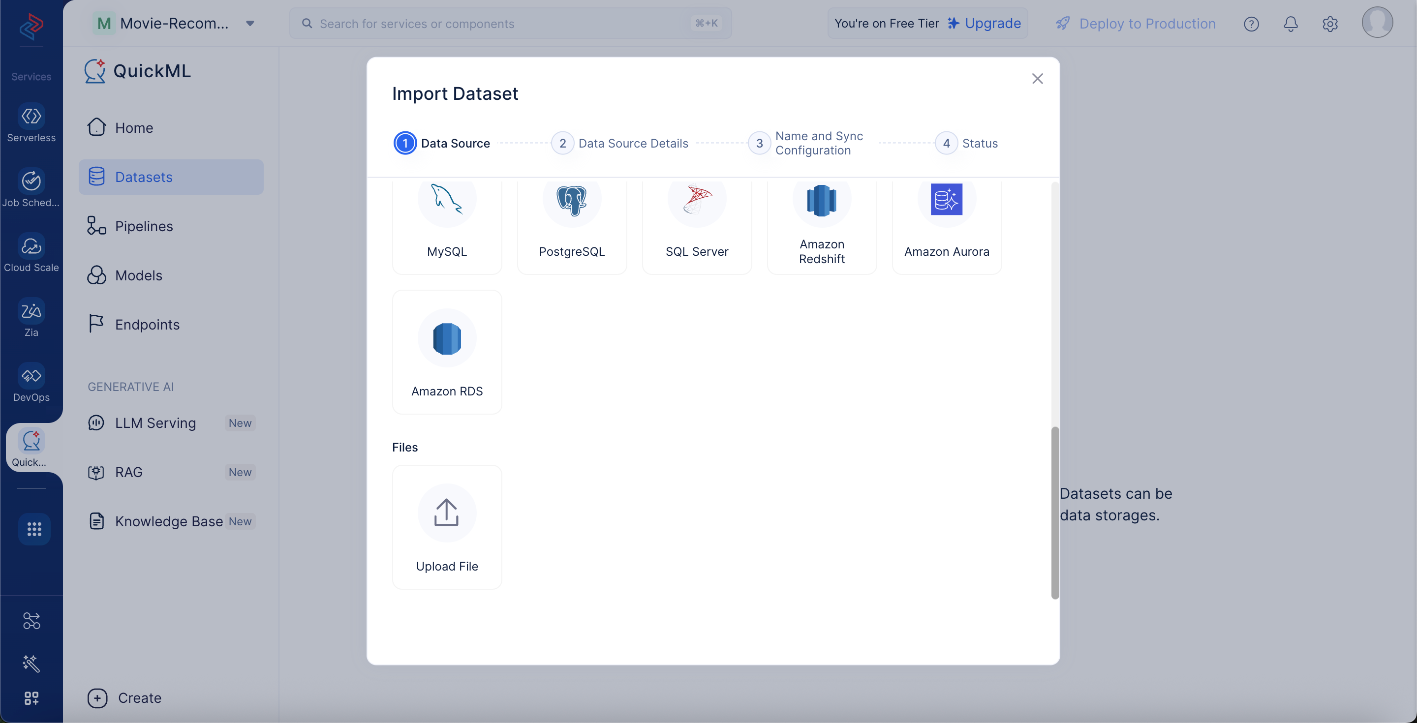 Upload Dataset