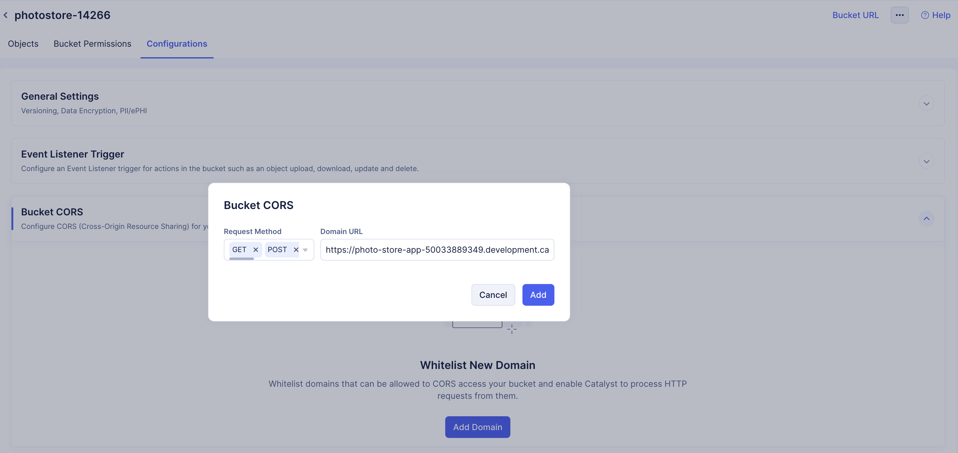 catalyst_tutorials-photostore-app-stratus-cors-domain-adding