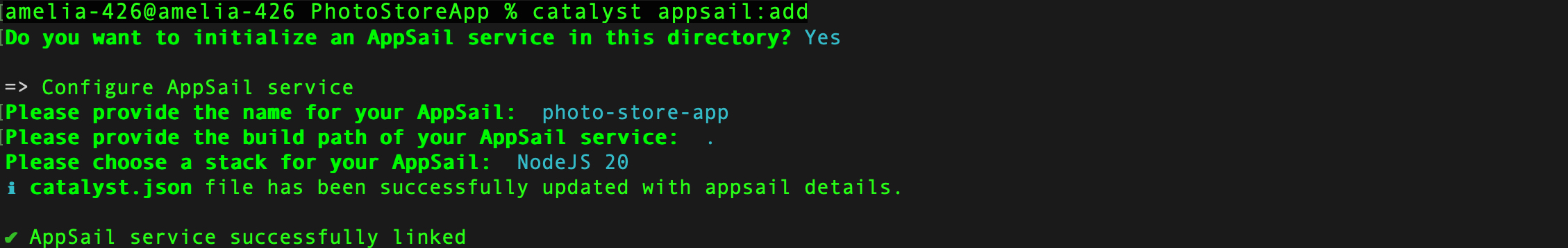 catalyst_tutorials_photostore_cli_appsail_completed
