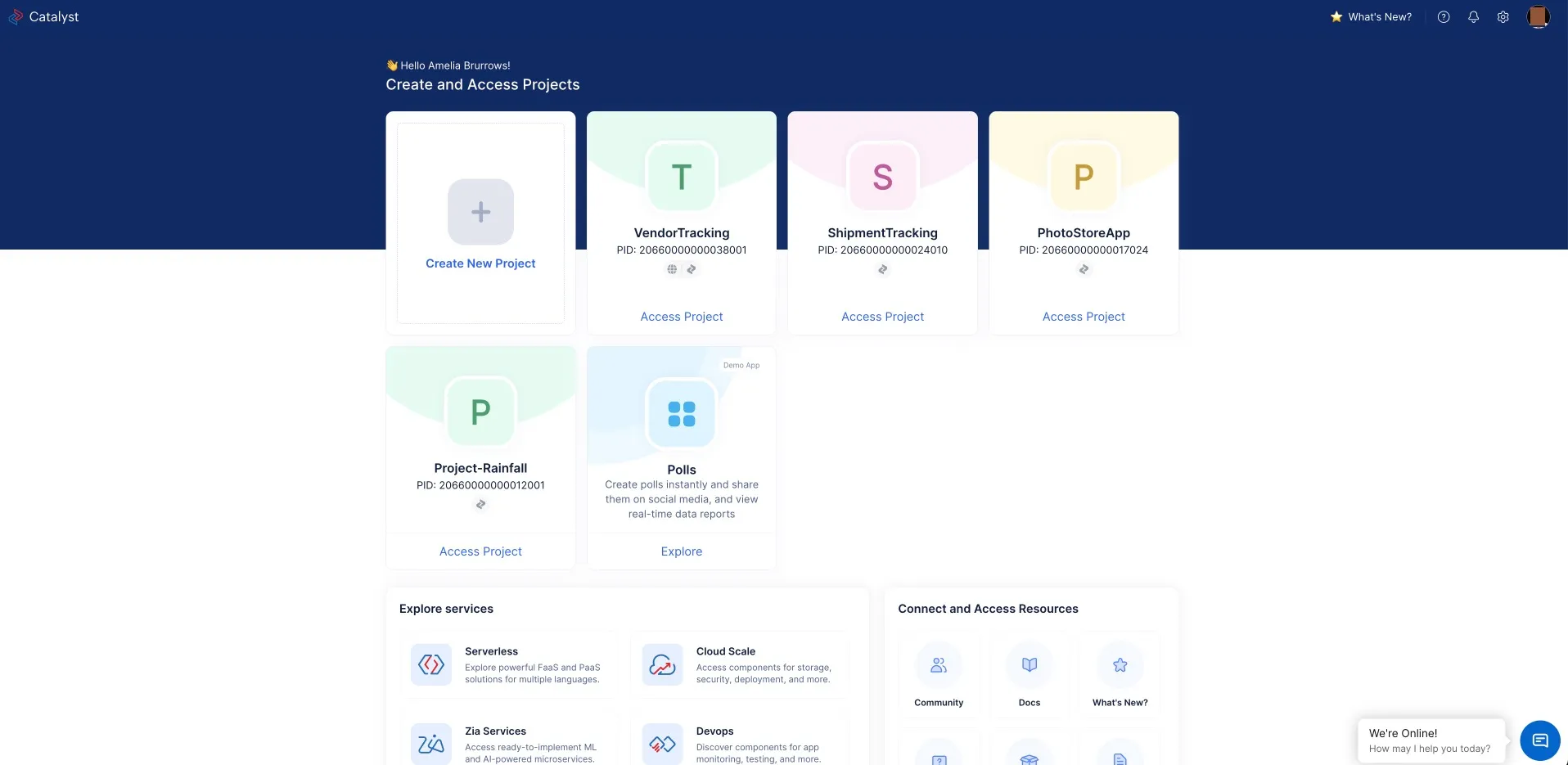catalyst_tutorials_nosql_taskmanager_create_project