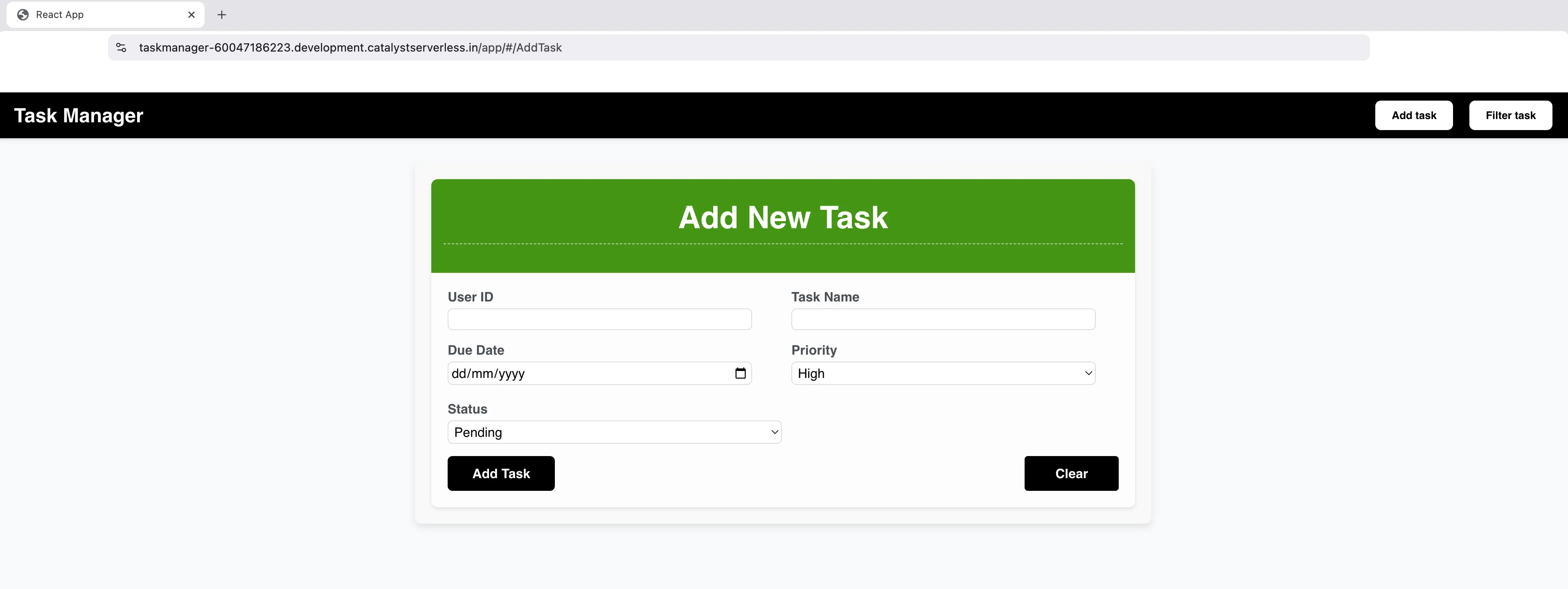 catalyst_tutorials_nosql_taskmanager_first_look